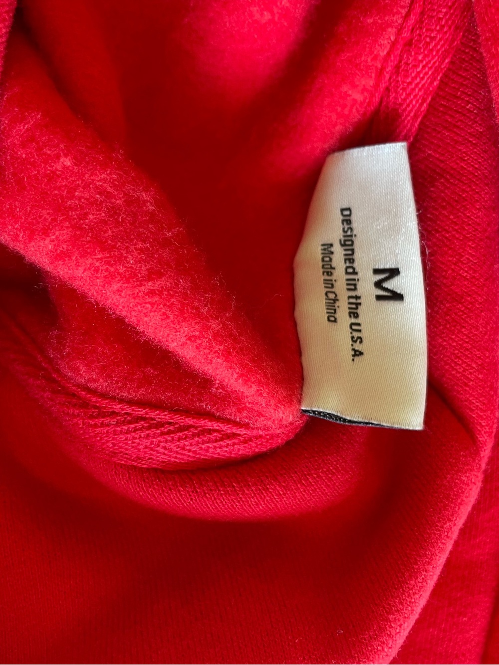 Red Graphic Hoodie with Positive Message  IF YOU KNOW YOU KNOW THE QUALITY - Picture 4 of 6
